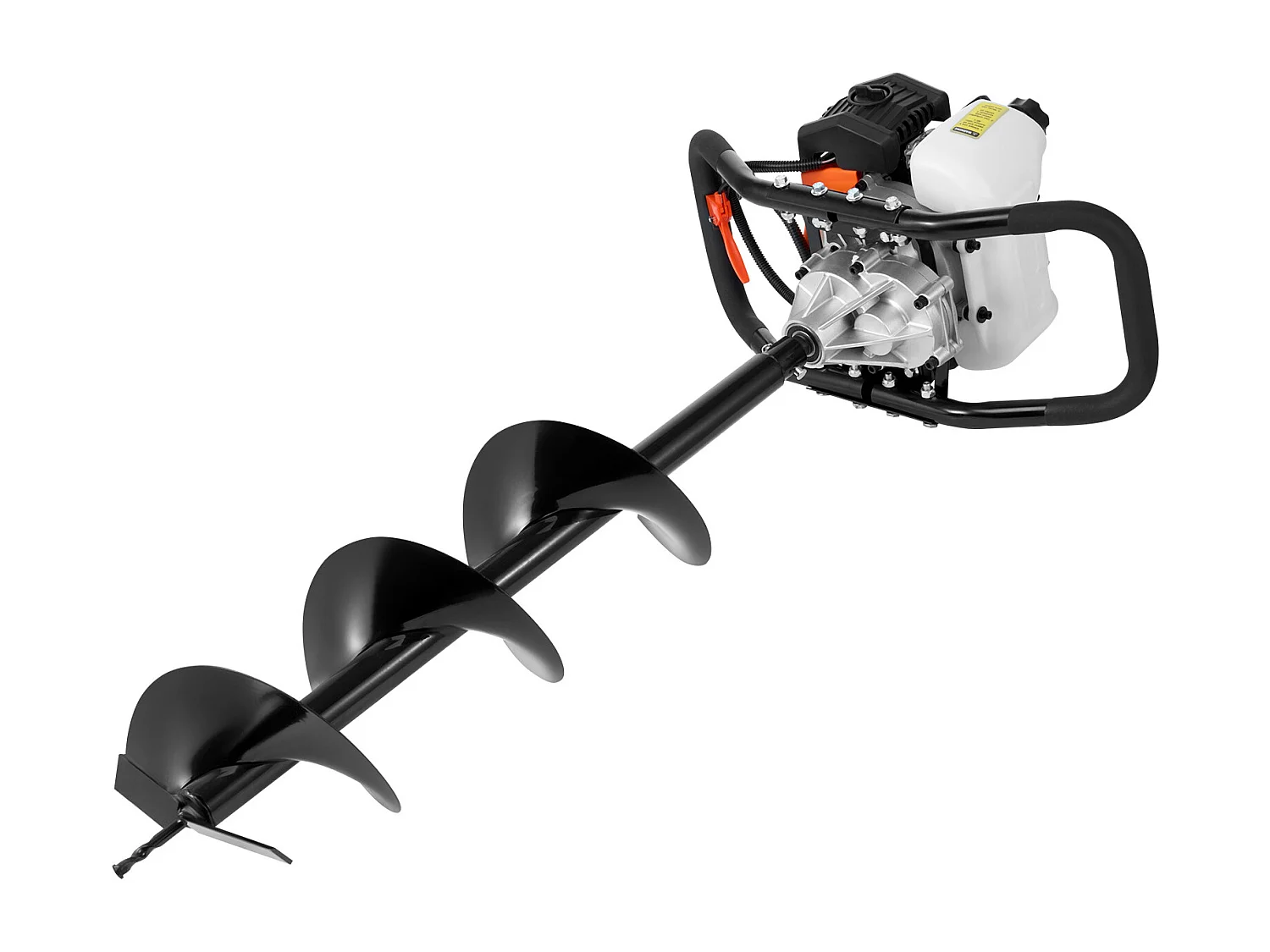 Tarière à Essence Thermique, SucceBuy Tarière à Gaz 63CC 2400W Forets 20.32 CM et Tige D'extension