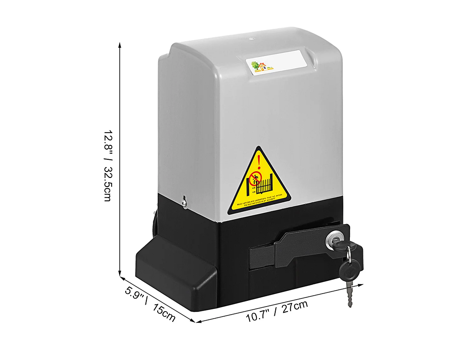 Gate Opener SucceBuy 600kg Remote Control 1300lb With 4m Rail And Release Key