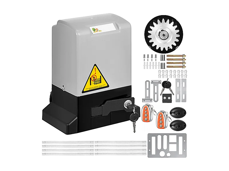 Apriporta SucceBuy 600kg Telecomandato 1300lb Con Binario Da 4m E Chiave Di Sblocco