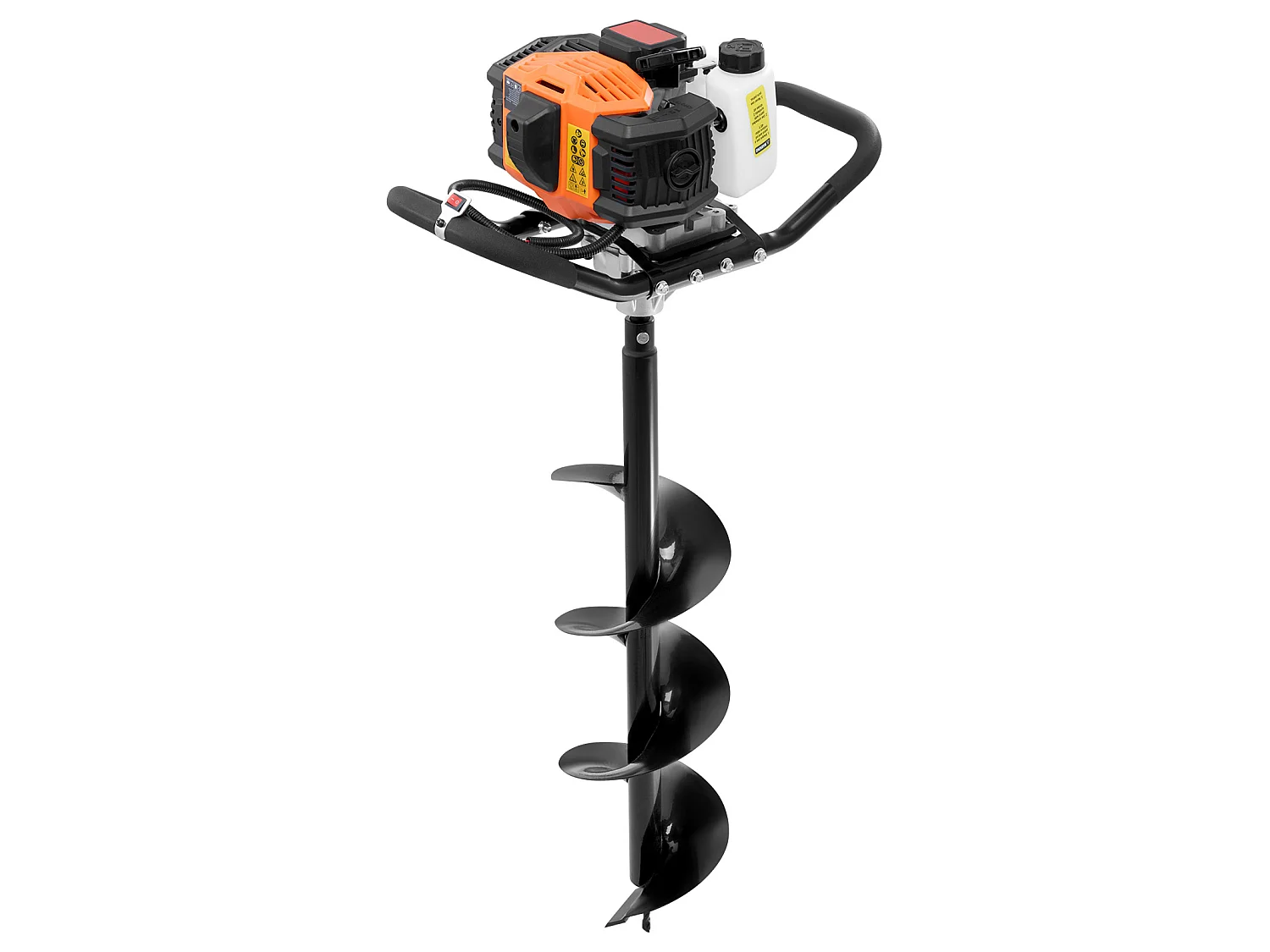 Tarière à Essence Thermique, SucceBuy Tarière à Gaz 43CC 1250W 20.32 CM Forets pour Jardin