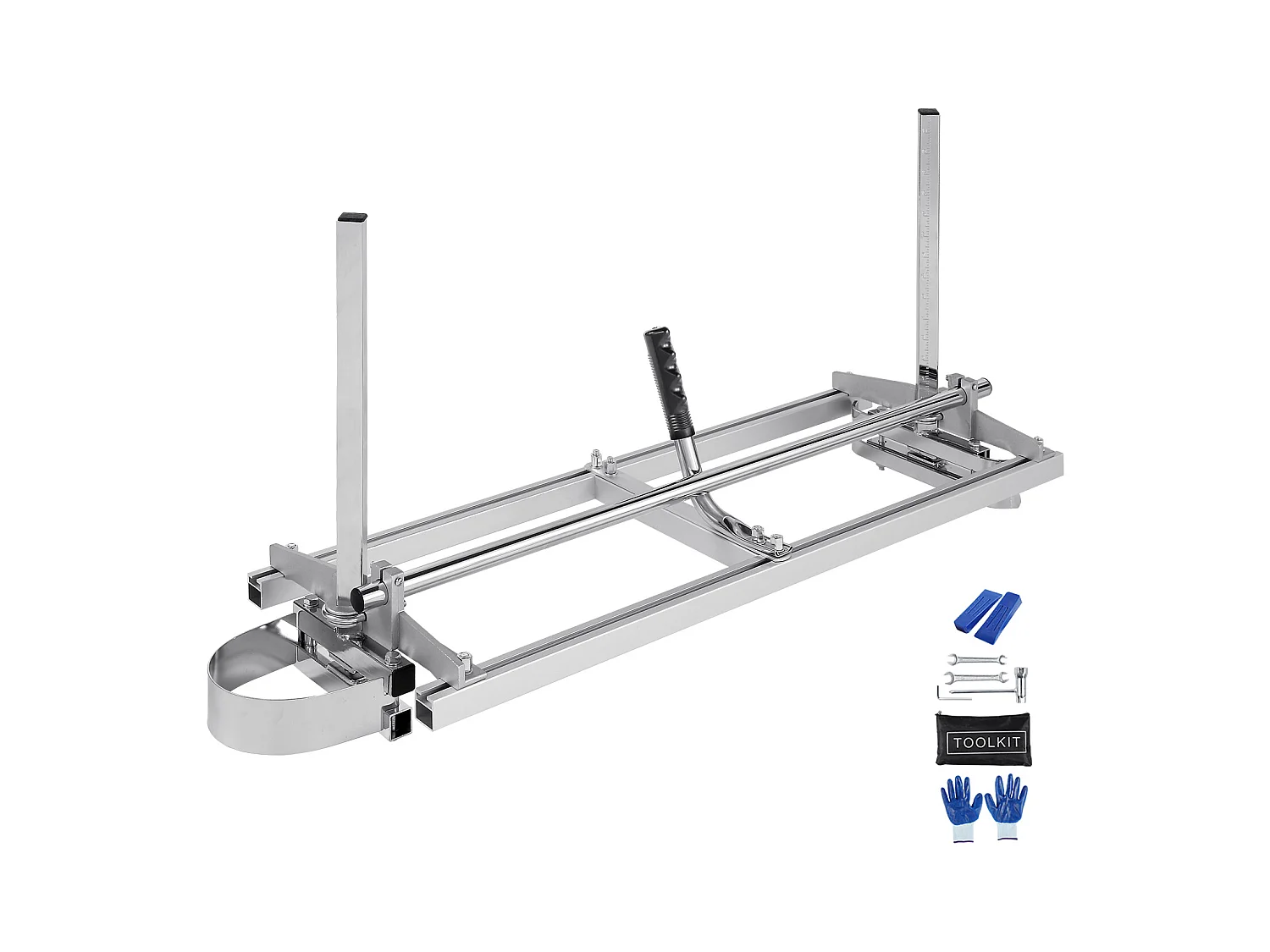 Scie à Chaîne Portable SucceBuy, barre de Guidage 35.6 -91.4cm, épaisseur de coupe 5.1-30cm