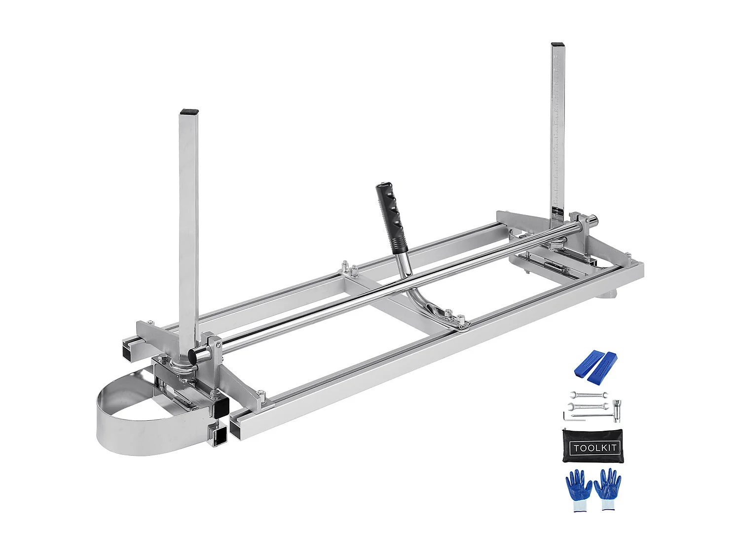 Scie à Chaîne Portable SucceBuy, barre de Guidage 35.6 -91.4cm, épaisseur de coupe 5.1-30cm