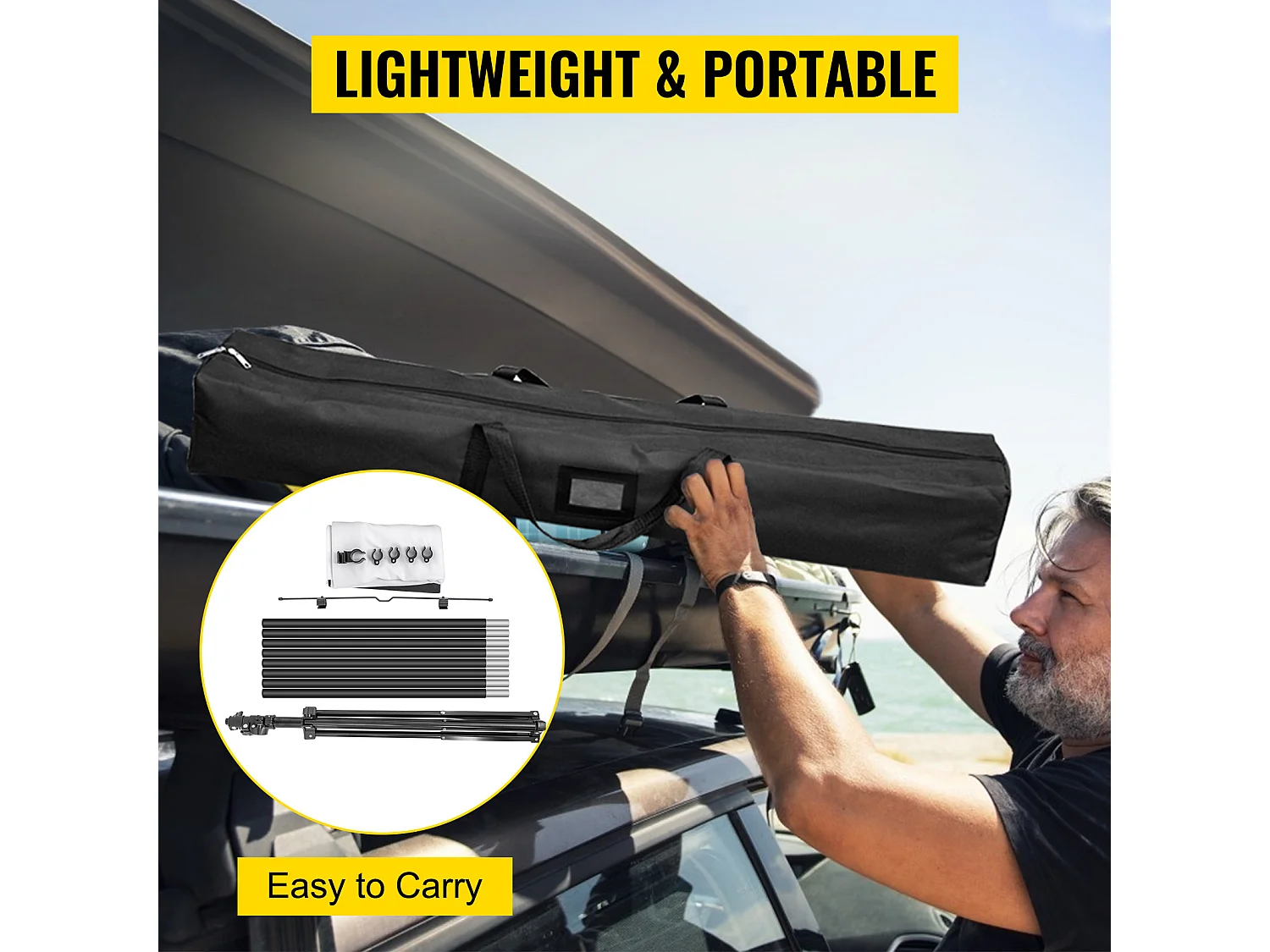 SucceBuy Écran de Projection sur Trépied 279.4CM 4K HD 16:9 Home Cinema Portable Armoire de Bureau