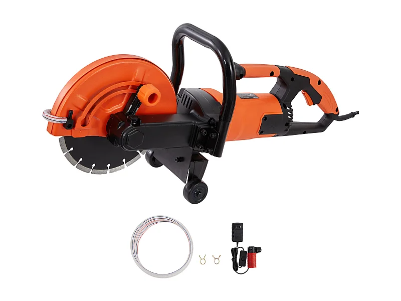 Elektrische Betonzaag SucceBuy 22.8Cm Elektrische Betonzaag, Nat/Droog, met Waterpomp en Zaagblad