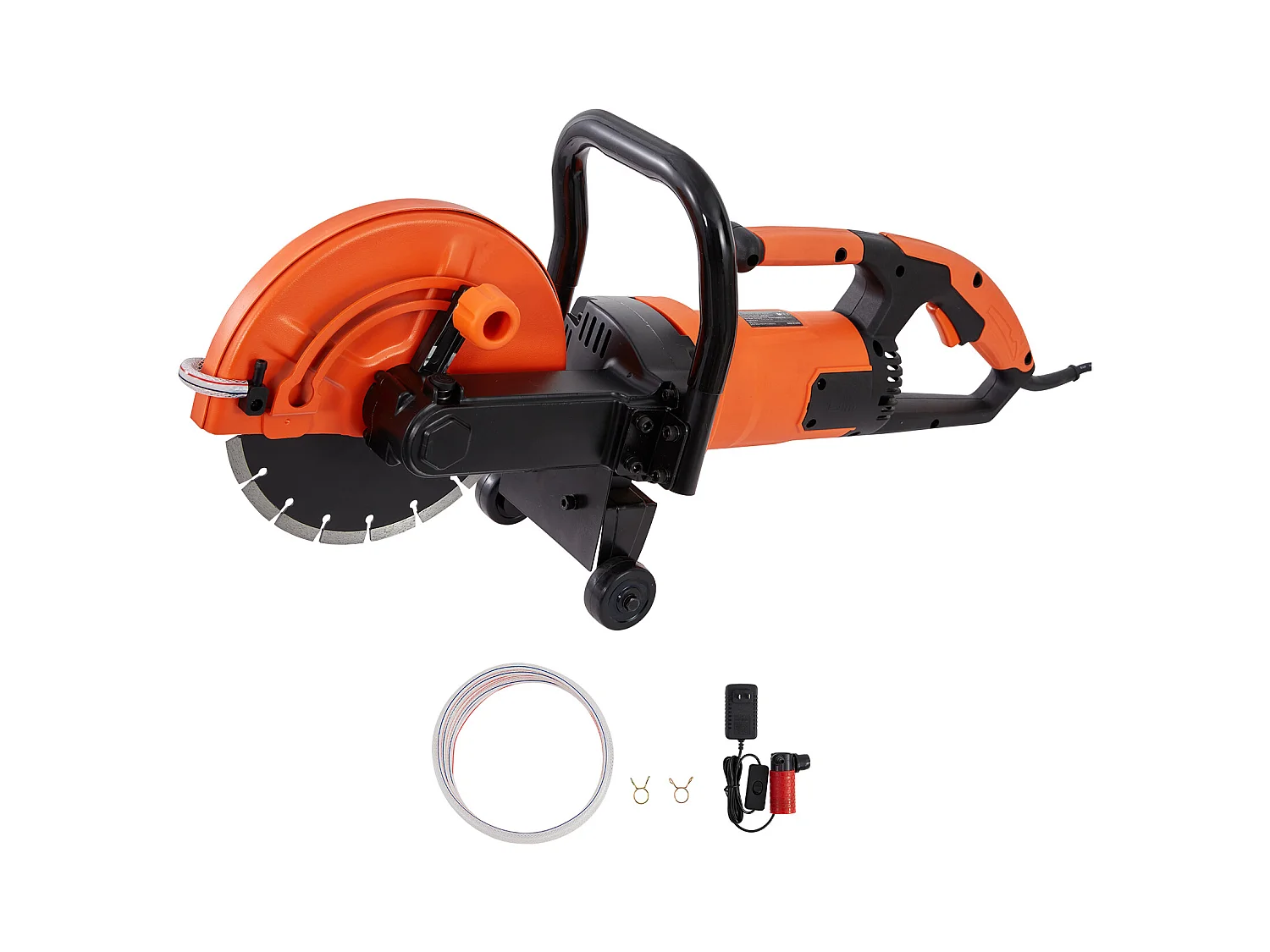 Sega Elettrica per Calcestruzzo SucceBuy Sega Elettrica per Calcestruzzo da 22.8Cm, Bagnato/Asciutto, con Pompa Dell'acqua e Lama