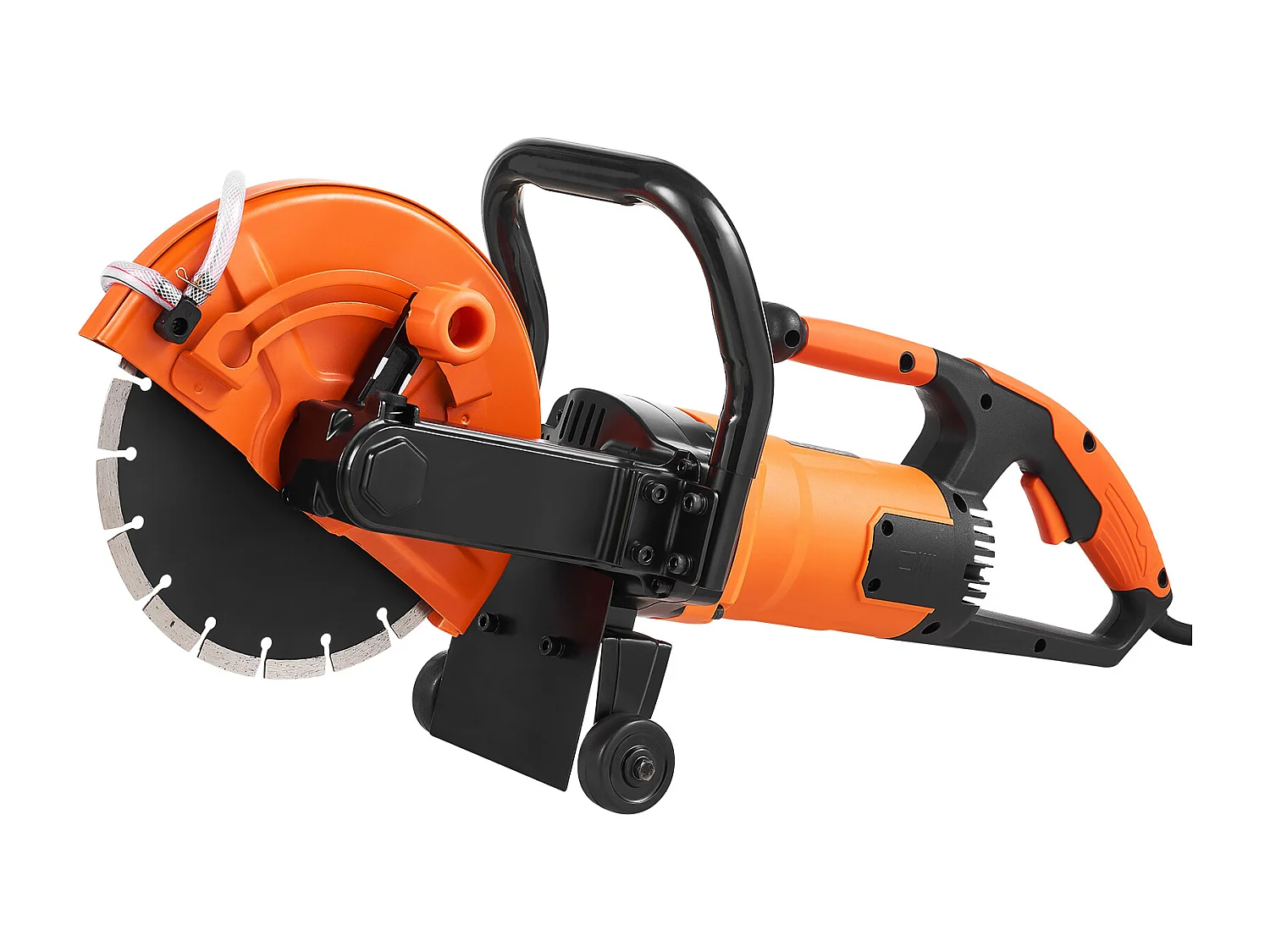 Scie à Béton Électrique SucceBuy 22.8CM, Humide/Sec, avec Pompe à Eau et Lame