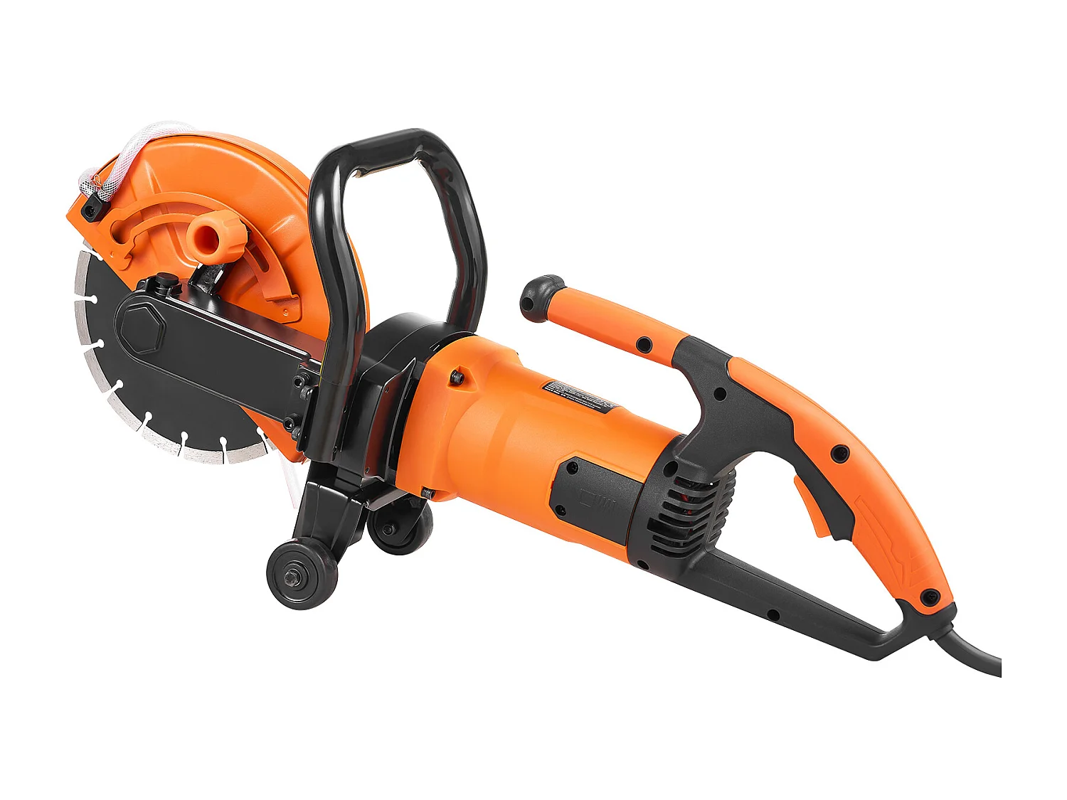 Scie à Béton Électrique SucceBuy 22.8CM, Humide/Sec, avec Pompe à Eau et Lame