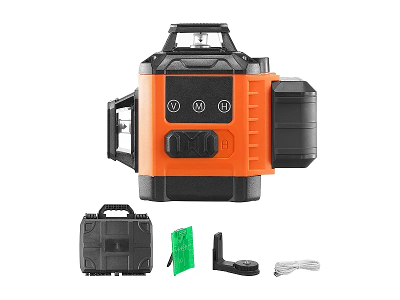 Laserwaterpas, SucceBuy 3048 CM Green Cross Line Zelfnivellerende Laser met Hoge Precisie