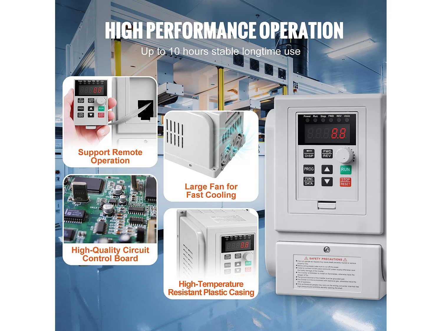 VFD 2,2 kW 10 A 3 HP Variatore di Frequenza SucceBuy per Controllo Motore Trifase