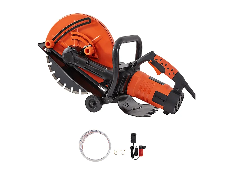 Elektryczna Piła do Betonu SucceBuy 35,5 Cm Elektryczna Piła do Betonu, Mokro/Sucho, z Pompą Wodną i Ostrzem