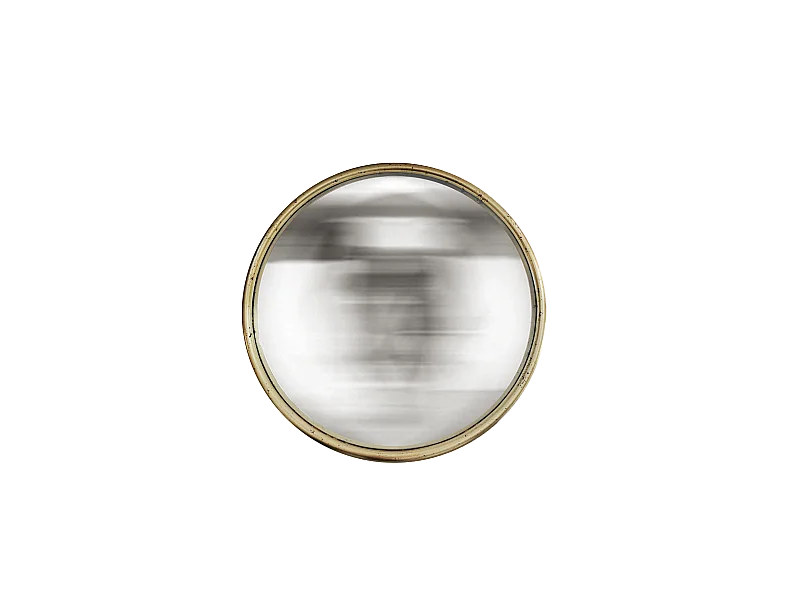 Miroir rond convexe bords fins 60 cm