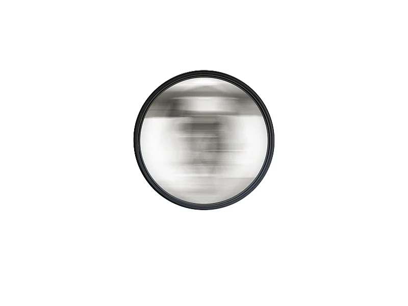 Miroir rond convexe bords fins 60 cm