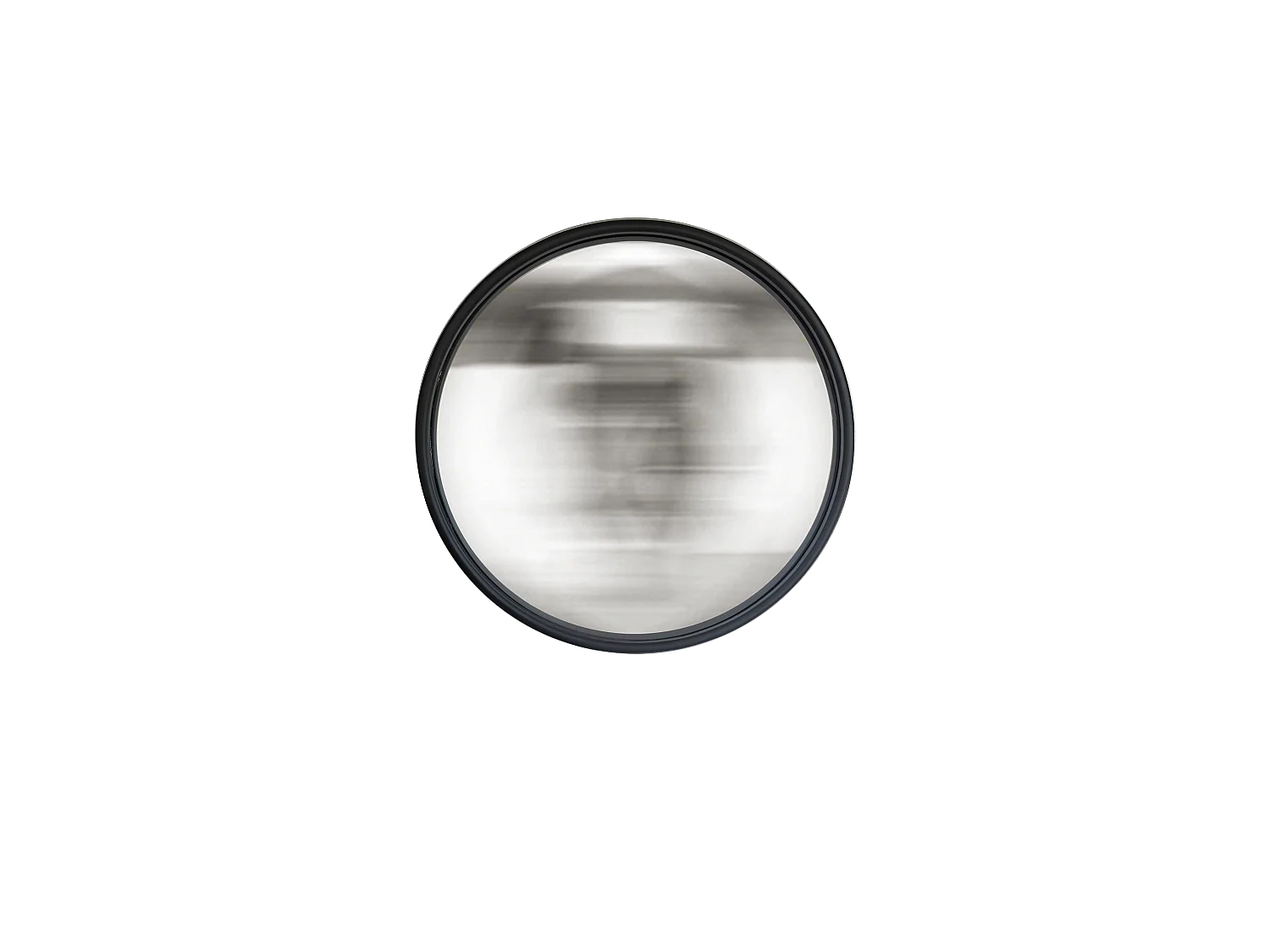 Miroir rond convexe bords fins 60 cm