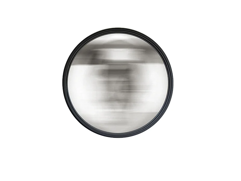 Miroir rond convexe bords fins 80 cm