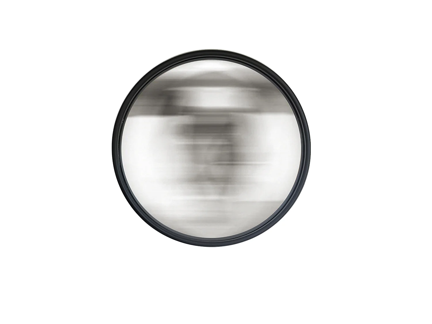 Miroir rond convexe bords fins 80 cm