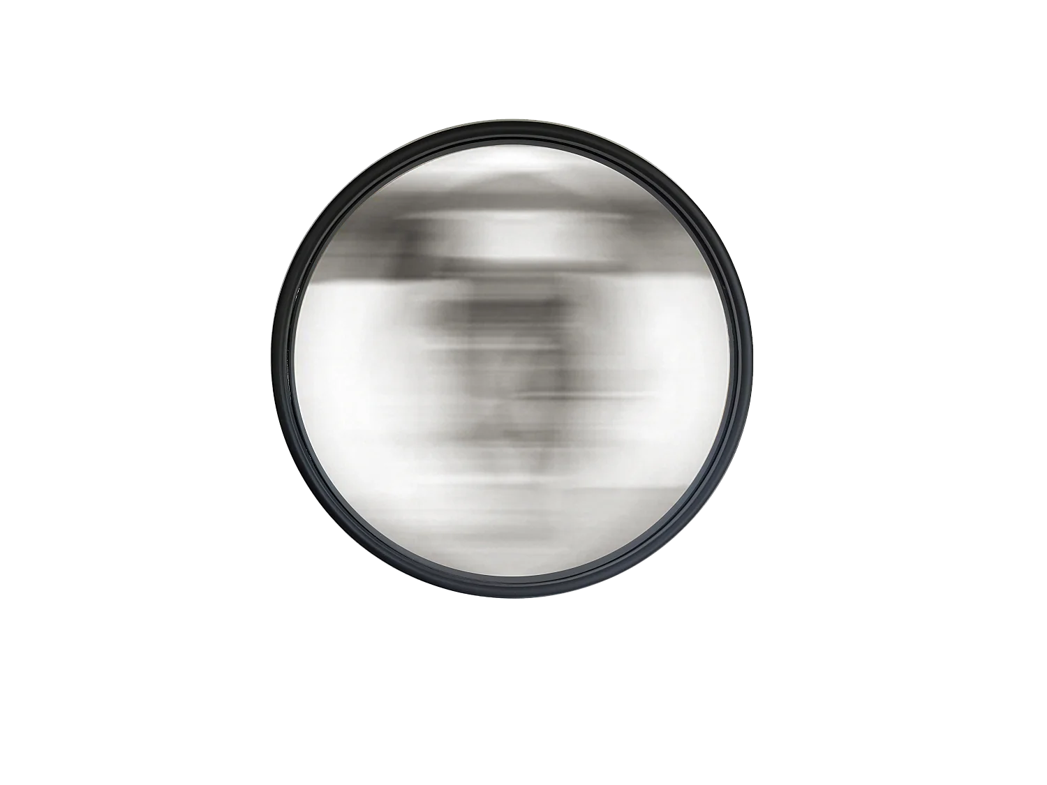 Miroir rond convexe bords fins 80 cm