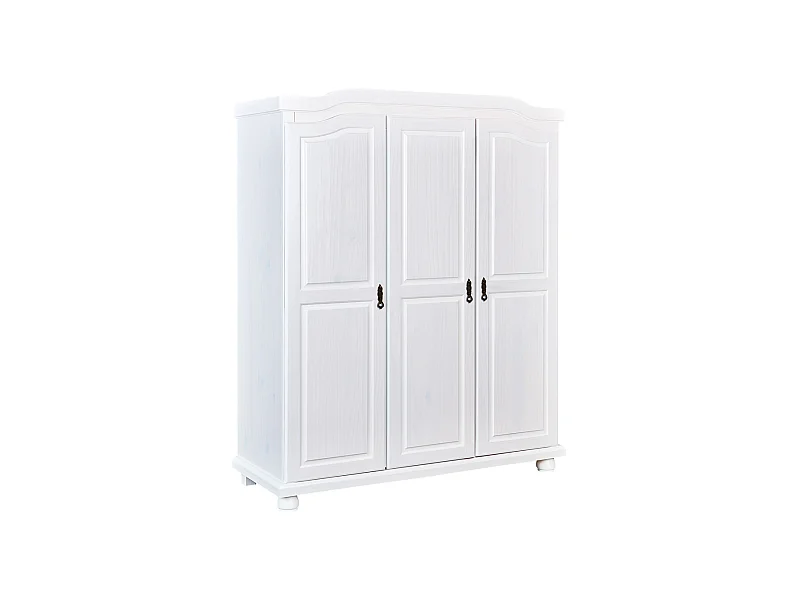 Armoire blanc avec 3 portes, Dim : L150 x H180 x P56 cm