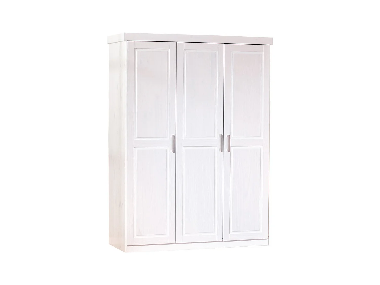 Armoire Magnus 3 Portes Blanc, Dim : 140 x 55 x 190 cm