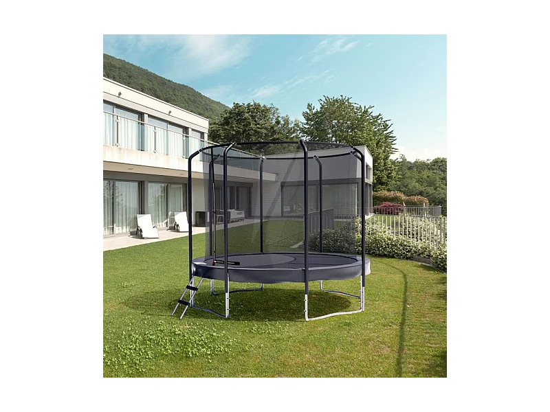 Trampoline Semi-Pro Jump4fun 10FT-305cm Noir