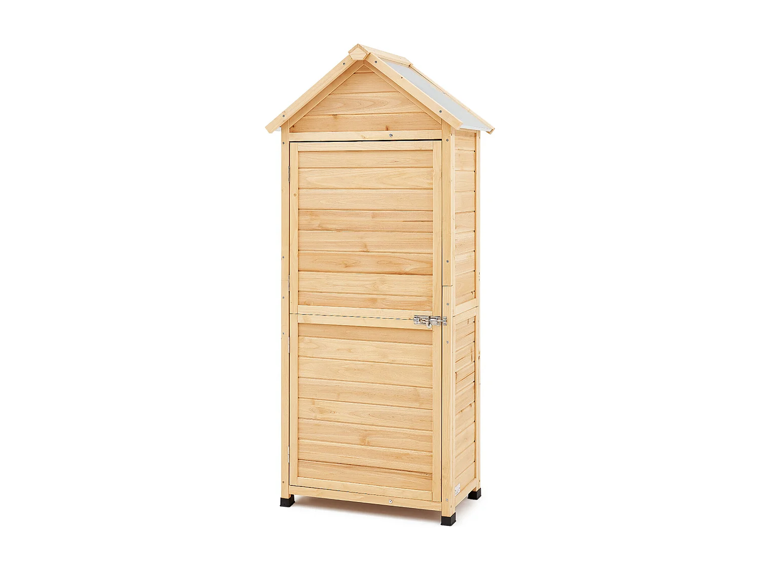 Abri de Rangement SucceBuy Extérieur en Bois 31,5 x 63,8 Pouces