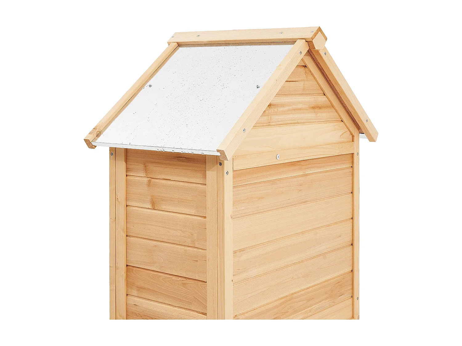 Abri de Rangement SucceBuy Extérieur en Bois 31,5 x 63,8 Pouces