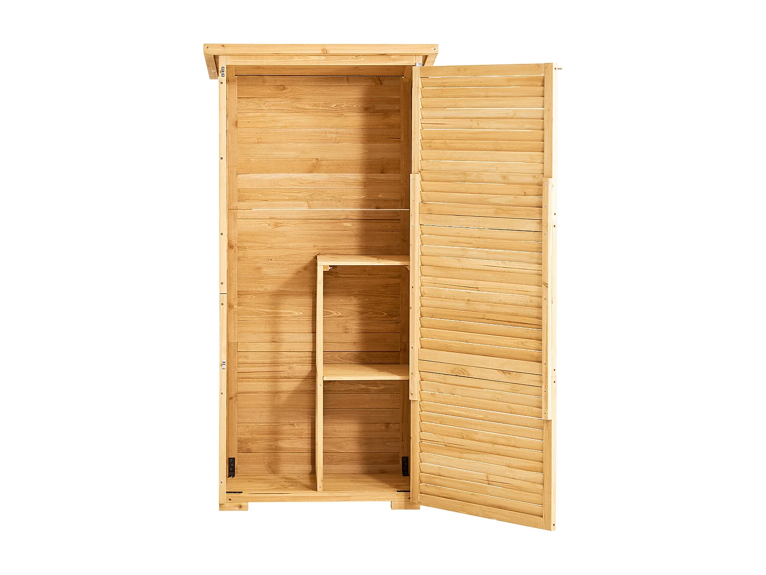 Duży Zewnętrzny Drewniany Schowek SucceBuy 31,5 x 63,8 Cala