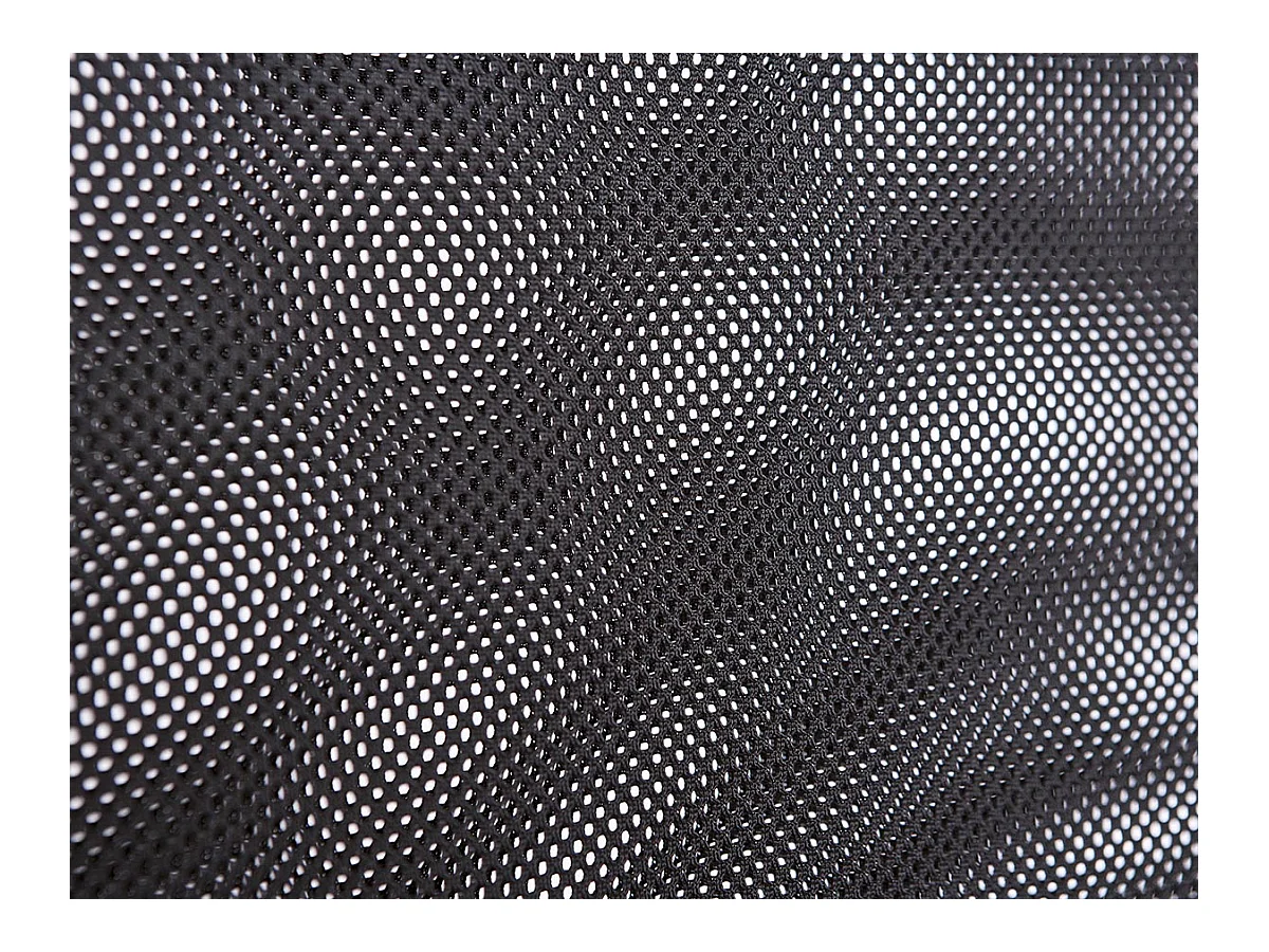 Fauteuil de bureau avec roulettes en simili-cuir coloris noir et pieds en métal chromé