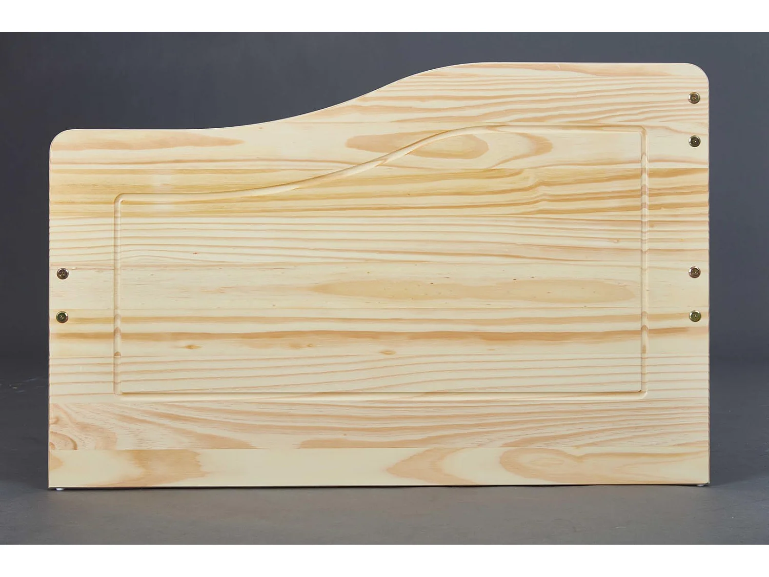 Lit Banquette 90x200 pin massif coloris vernis naturel - Longueur 207 x Profondeur 97 x Hauteur 62 cm