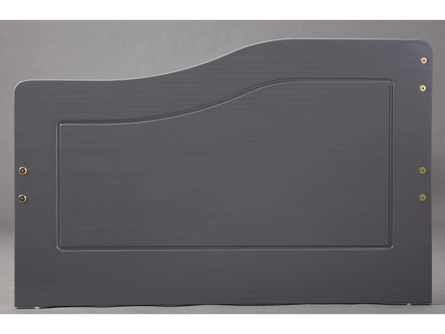 Lit Banquette 90x200  en pin massif coloris vernis gris - Longueur 207 x Profondeur 96,5 x Hauteur 62 cm