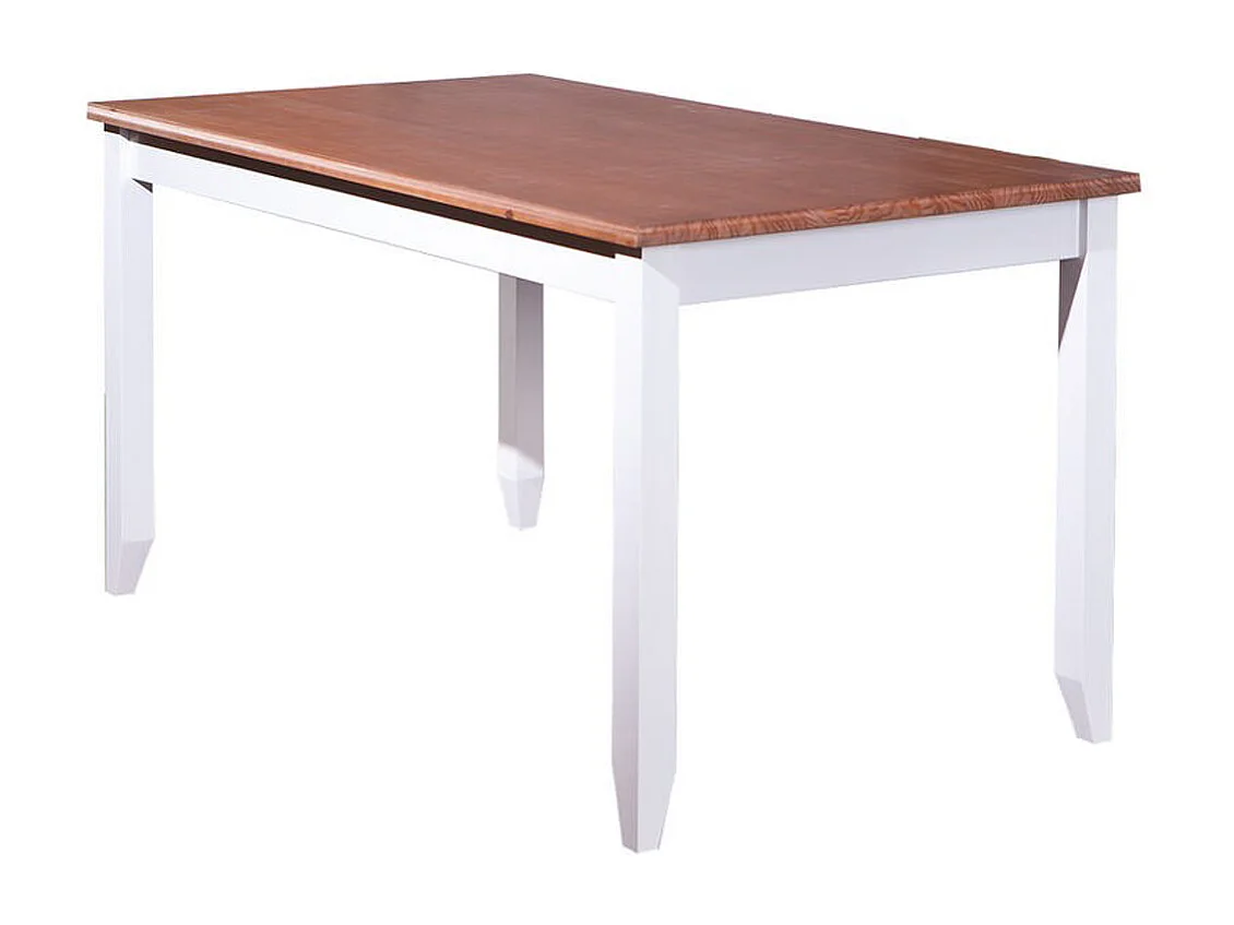 Table à manger en bois massif - Dim : L 160 x P 90 x H 80 cm