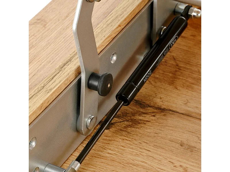 Table basse relevable 120 x 65 cm couleur chêne GEMMA