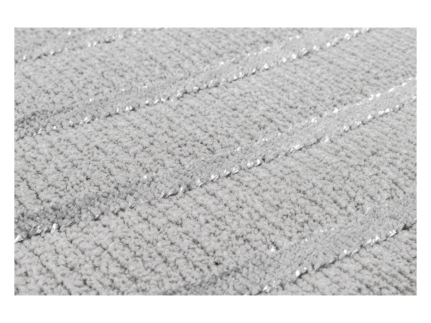 Tapis Knight 3D brillants moderne, Gris, 200 x 290 cm