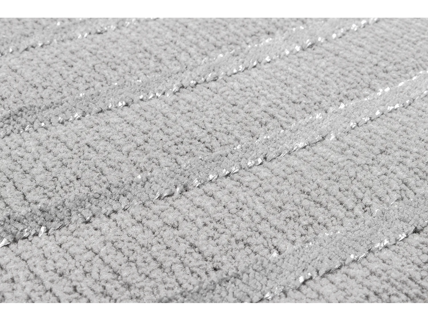 Tapis Knight 3D brillants moderne, Gris, 200 x 290 cm