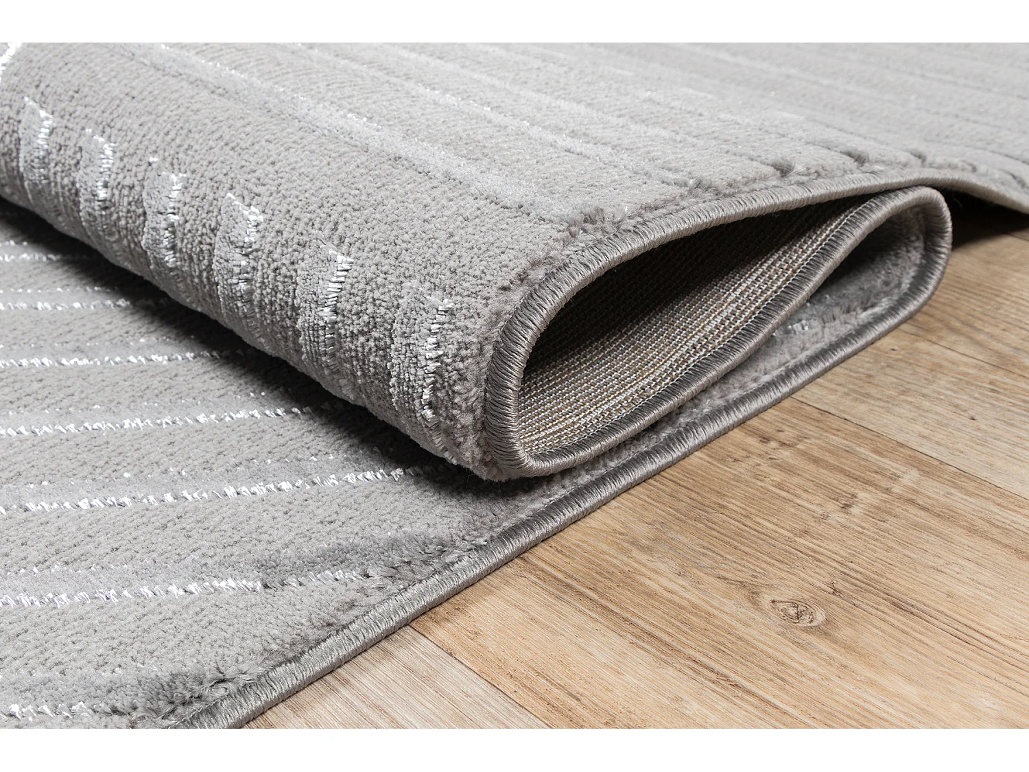 Tapis Knight 3D brillants moderne, Gris, 240 x 340 cm