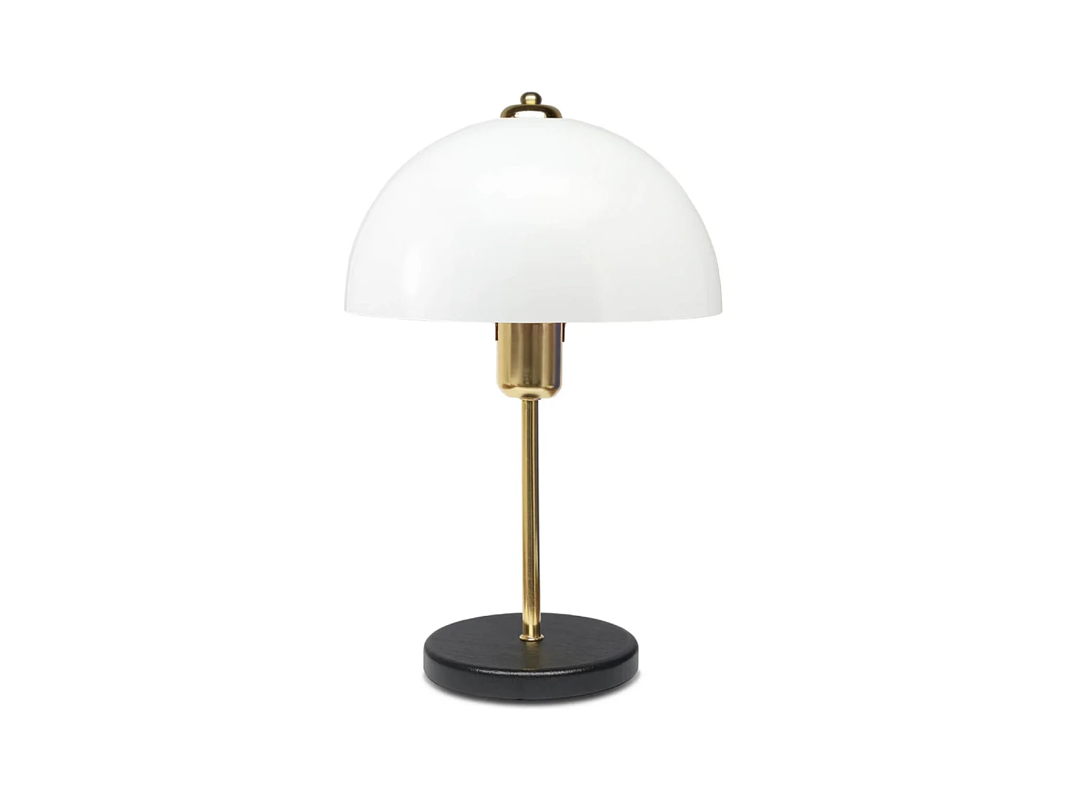 Lampe de table champignon doré 37cm LISETTE