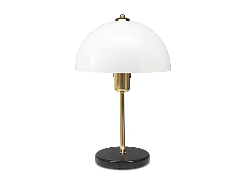 Gouden tafellamp paddenstoelvorm LISETTE 37cm