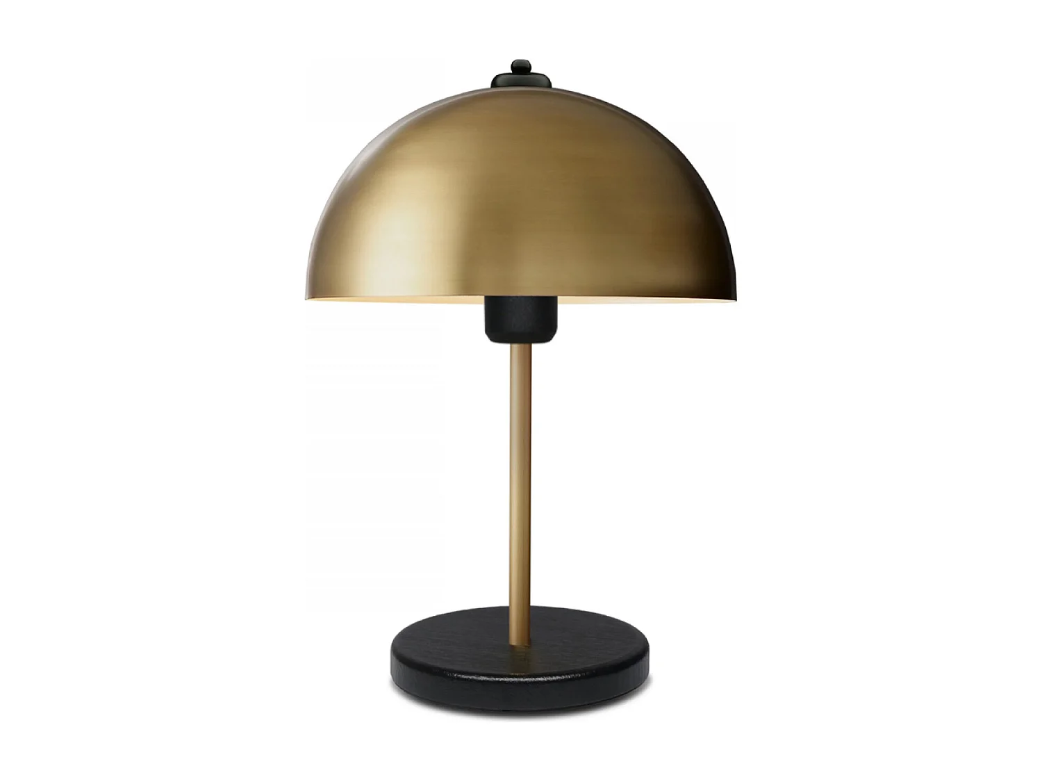 Lampe de table champignon doré 37cm PAULE