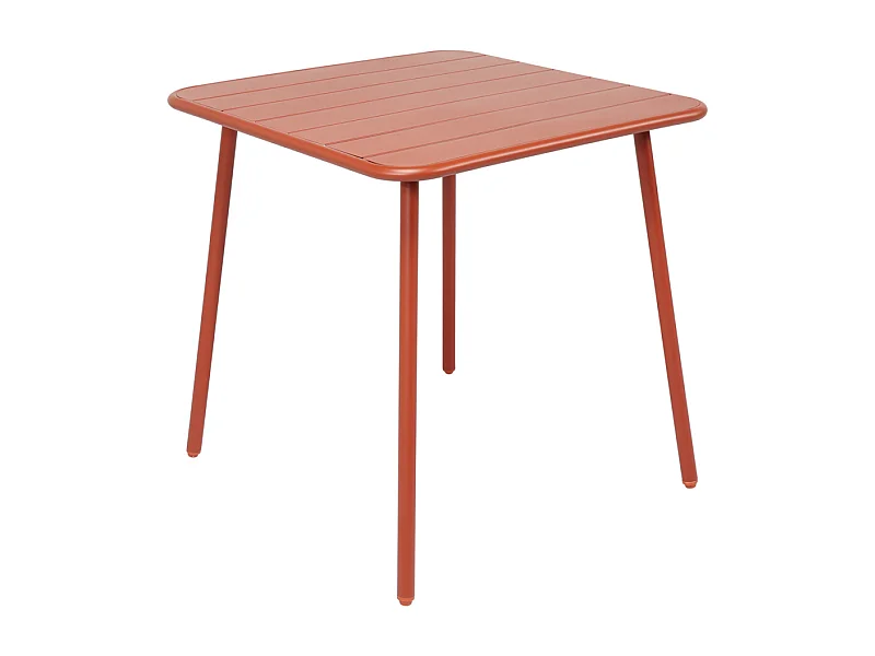 Tuintafel voor 4 Personen Terracotta 70x70cm BERGAME