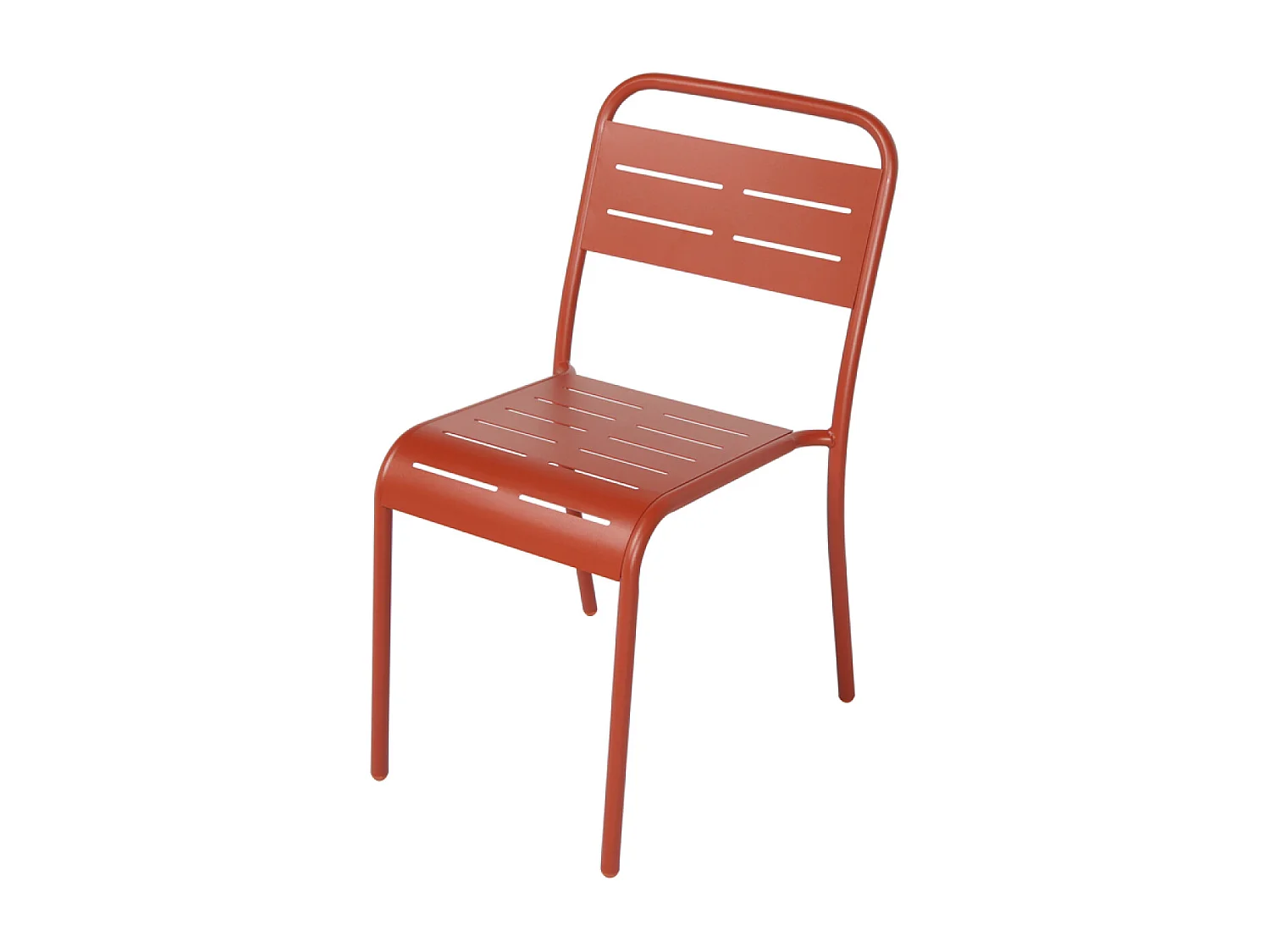 Salon de jardin repas 4 places terracotta BERGAME