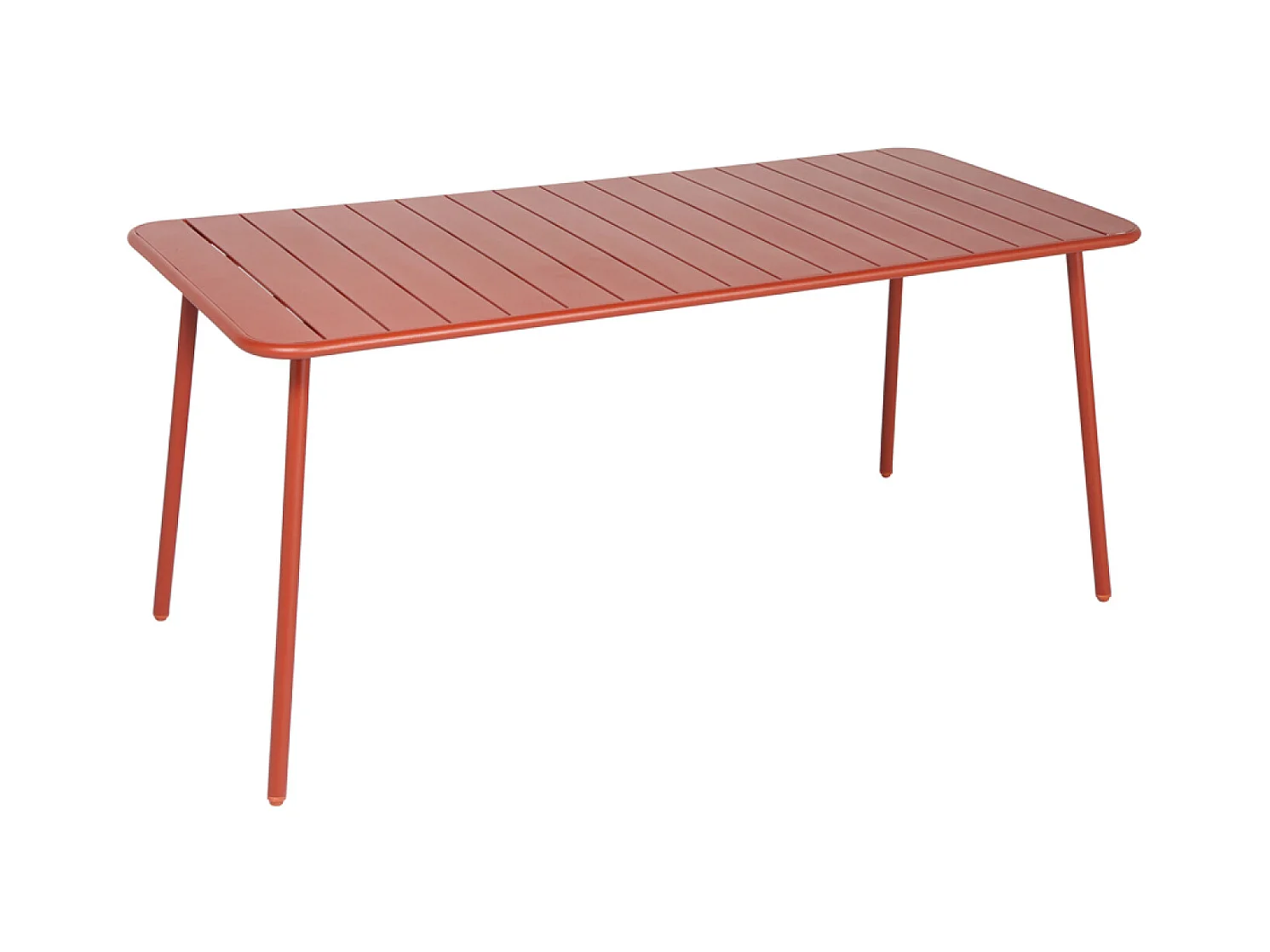 Tavolo da pranzo da giardino 6 posti 160x70cm terracotta BERGAME