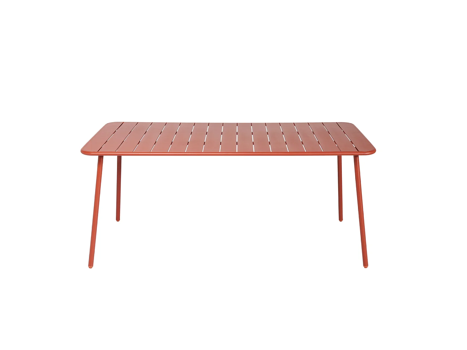 Salon de jardin repas 6 places terracotta BERGAME