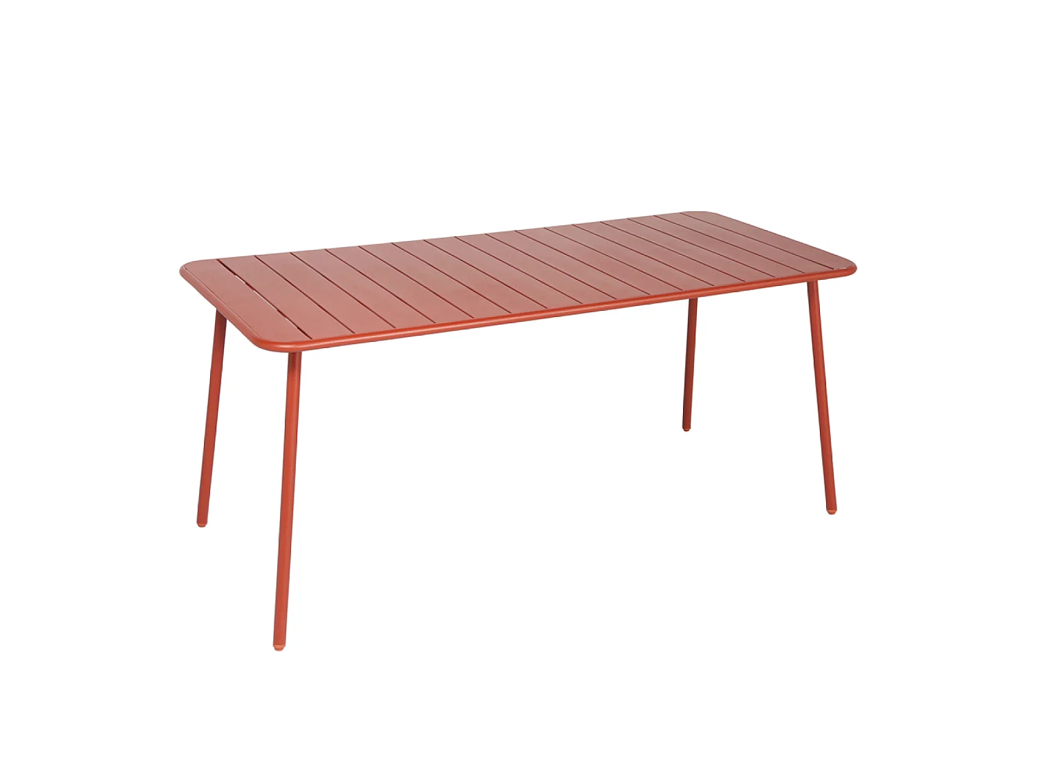 Salon de jardin repas 6 places terracotta BERGAME