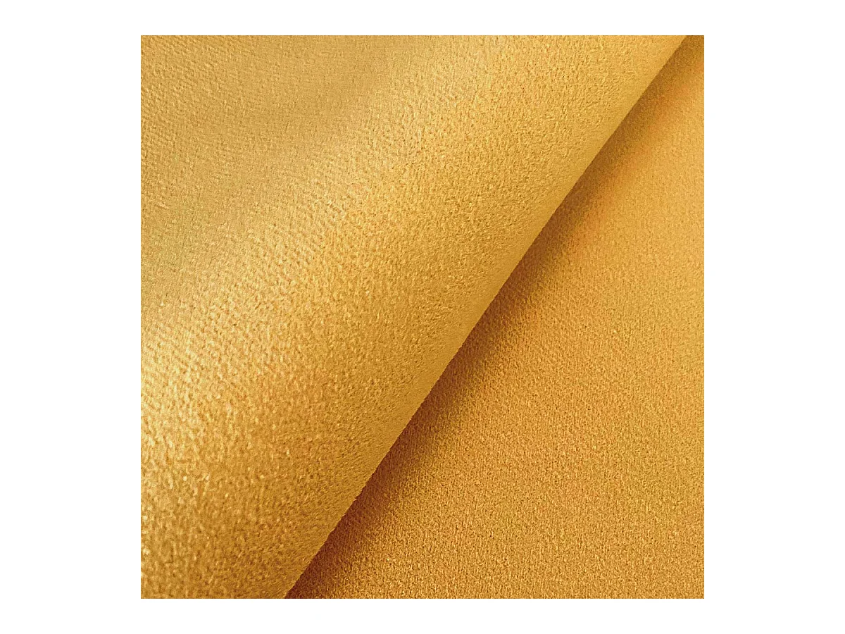 AX LIVING u vorm bank Florinna 345 cm – geel met bedfunctie