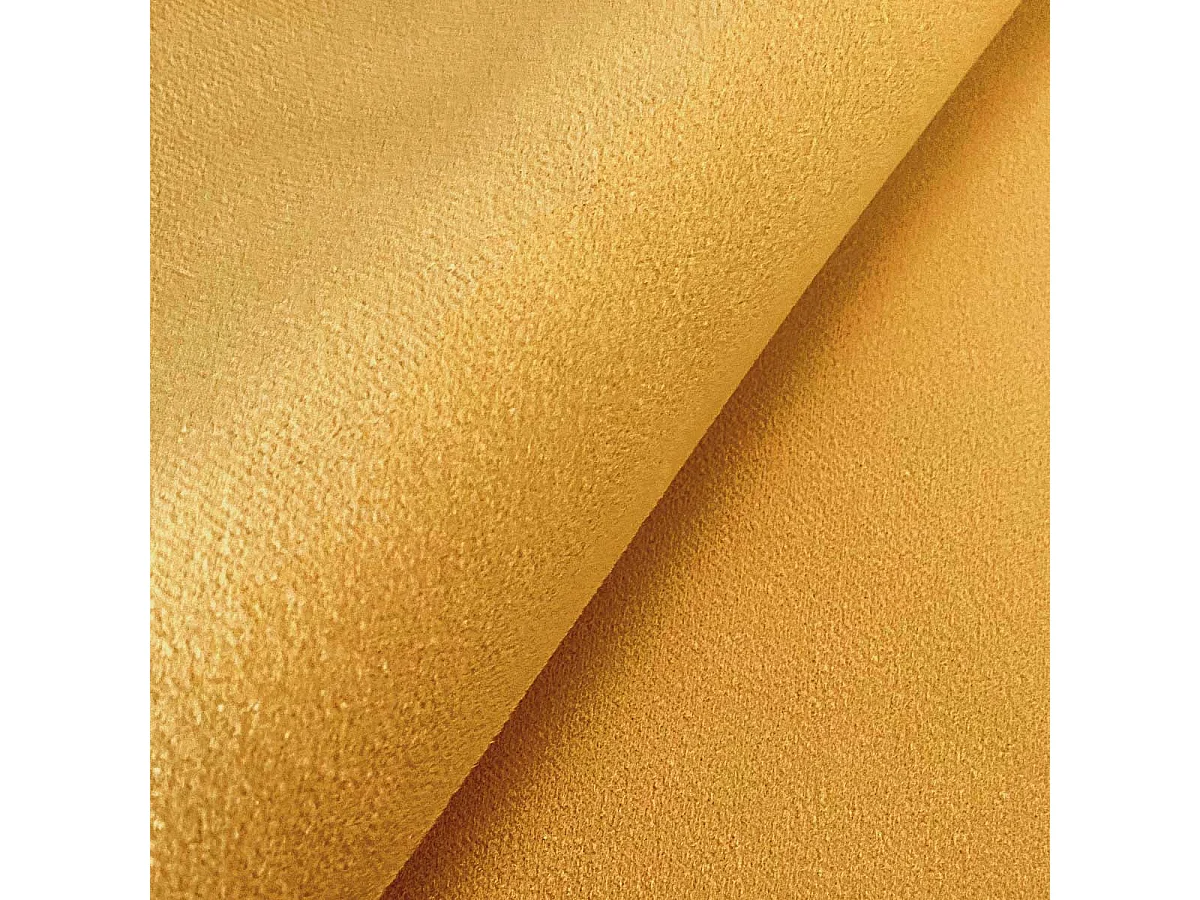 AX LIVING u vorm bank Florinna 345 cm – geel met bedfunctie