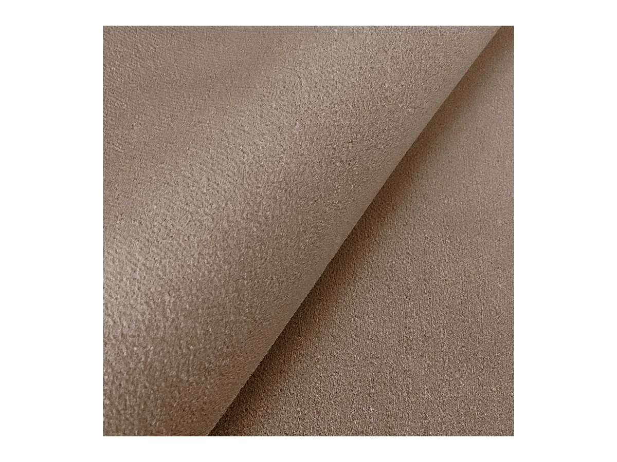 AX LIVING U Form Sofa mit Schlaffunktion Florinna HellBraun 345cm