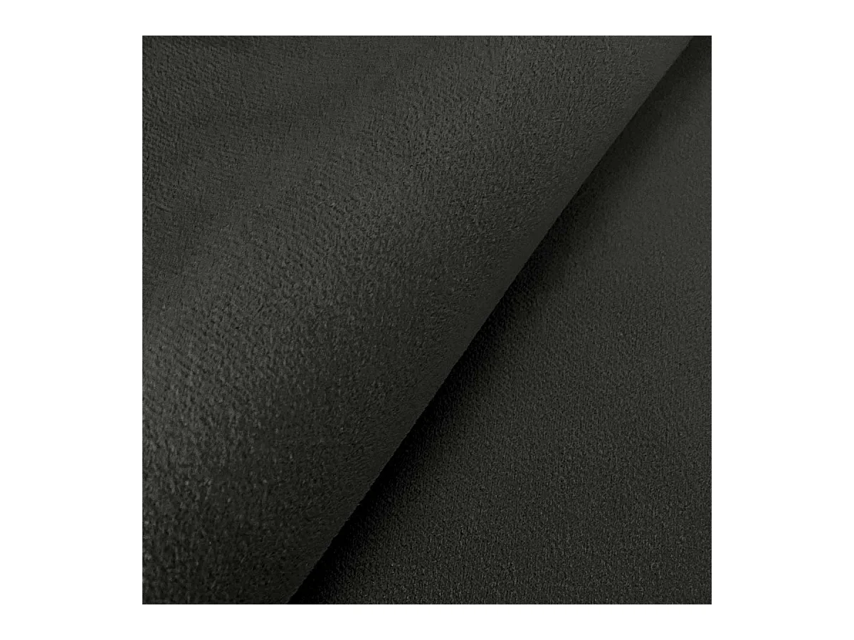 AX LIVING Schwarze Ecksofa mit Schlaffunktion Florinna 345cm U