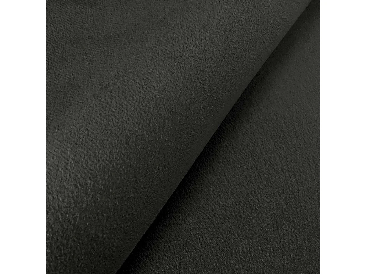 AX LIVING u vorm bank Florinna 345 cm – zwart met slaapfunctie