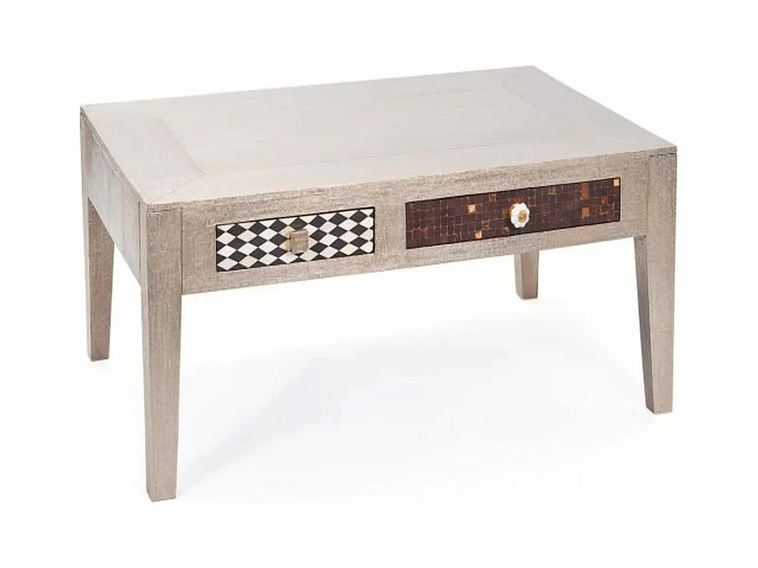 Table basse avec 2 tiroirs - Dim : 110 x 70 x 45 cm
