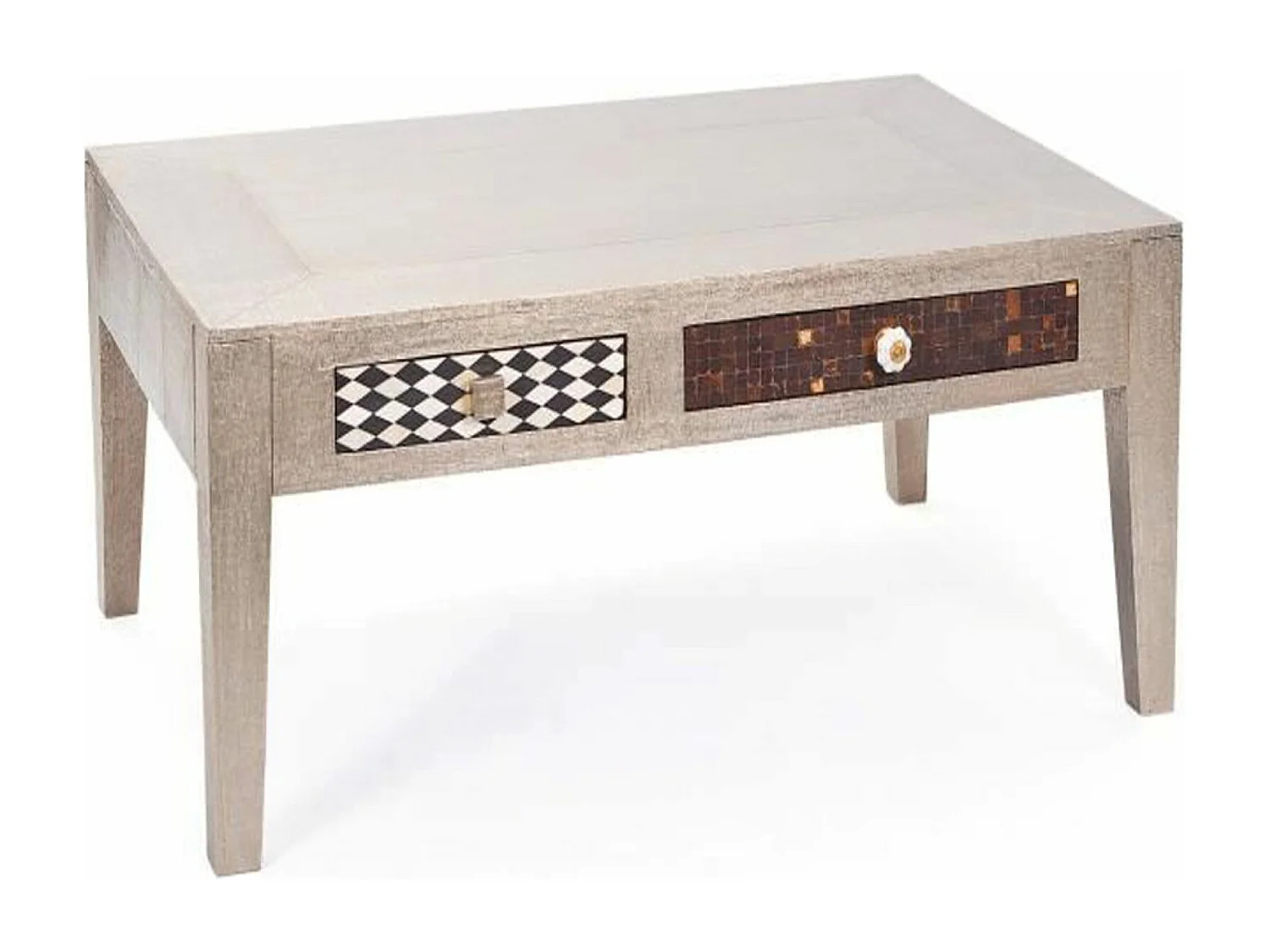 Table basse avec 2 tiroirs - Dim : 110 x 70 x 45 cm