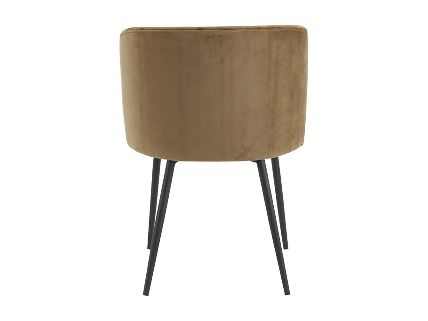 Chaise de salle à manger ELYNA - 56x55x79cm - Marron - Lot de 2